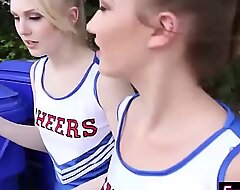 Petite cheerleader teens screwed by a coachs big dig up
