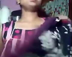 Indian hefty tits aunt house-moving infront of cam