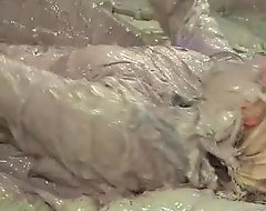 Two horny mud affray Euro babes love