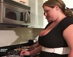 Duo Busty French BBW maids fucked wits 5 guys at a party