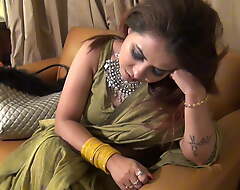 Bengali hot star Tina Nandy alone and stroking