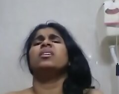 Hot mallu kerala MILF wanking in bathroom - fucking sexy face reactions
